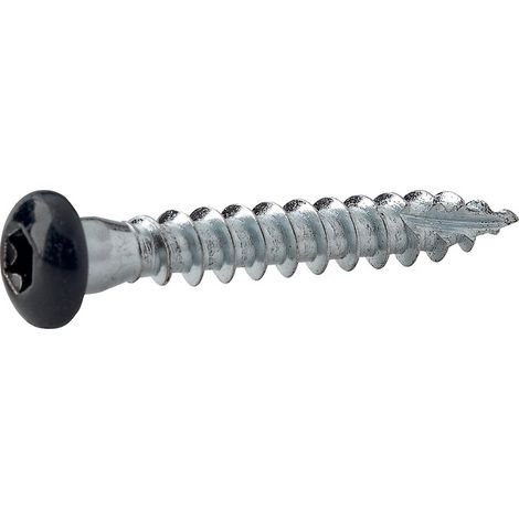 Vis à bois pour connecteurs et équerres tête noire 5x40 mm - CSA-ZPB - blister de 100 pièces - SIMPSON STRONG-TIE