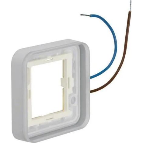Berker Modèle W.1 cornice blu con illuminazione