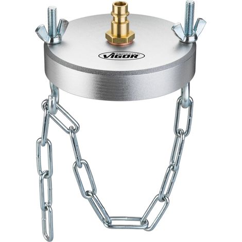 VIGOR Adaptateur universel avec fixation par chaîne pour systèmes d’entretien de freins V4381-4