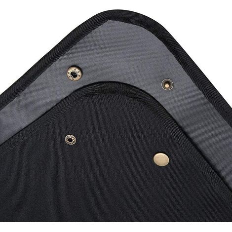 Tapis de plantation, tapis de remblai, tapis de plante imperméable pliable tapis de plantation de fleurs de jardin, plantes grasses intérieur jardin soin des plantes (75x 75cm) noir une pièce (1/3)