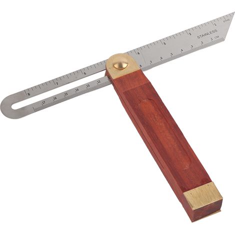 Equerre à Onglet Réglable en Aluminium 9 Pouces, Règle de Mesure Coulissante T pour Menuiserie et Travail du Bois (1/5)
