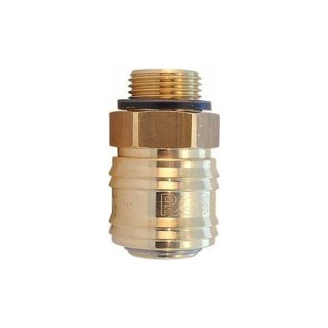 Attacco rapido pneumatico, filettatura esterna RQS 1/4" (1/5)
