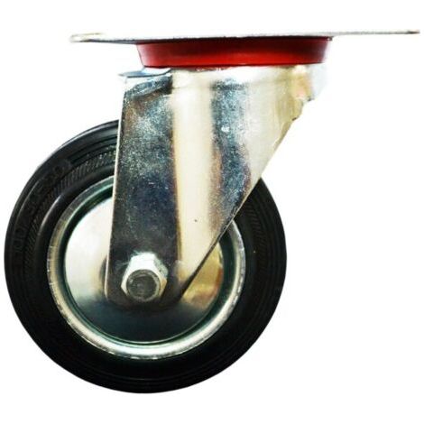 Roulettes En Caoutchouc Pour Chariots Industriels Tables Mobiles ø 75 X 25 45 (1/5)