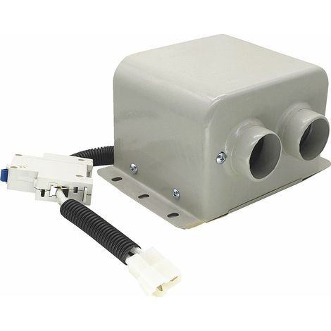 Calefactor portátil para coche, ventilador de calentamiento rápido, desempañador y descongelador de parabrisas, funcionamiento silencioso - 12V 600W (1/5)