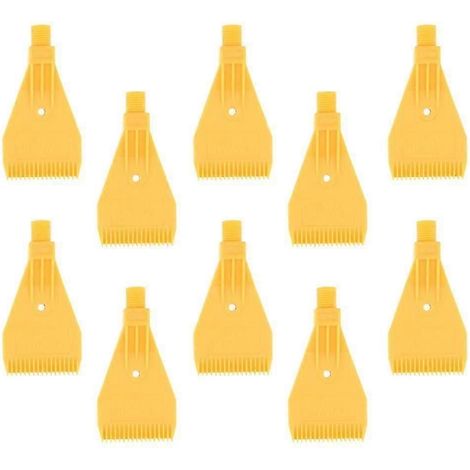 1/4" Thread Size Yellow Flat Wind Jet Air Blowing Nozzle Spray 1-hole - X10 The Best OneSpecial Gift (1/5)