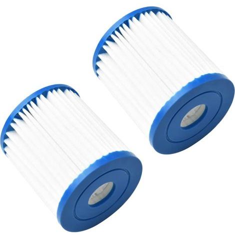 YanBan Lot de 2 Cartouches filtrantes de Rechange compatibles avec Intex 28601/28602 Les Pompes de Filtration, pour Intex Type H 29007E Cartouches filtrantes, pour piscines Hors Sol (1/4)