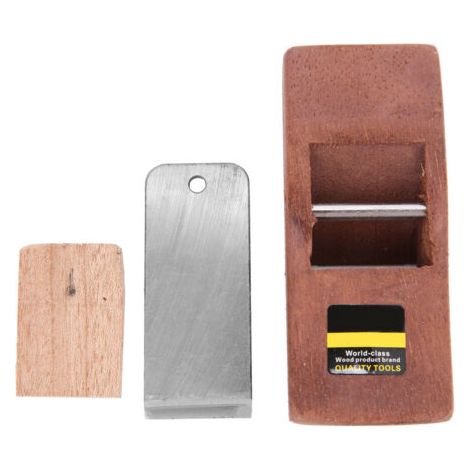 Marhynchus Outil à Main Planer Wood pour la Coupe, le Polissage et les Surfaces de Travail du Bois - Bois Premium avec Fin - Taille de 110 Mm