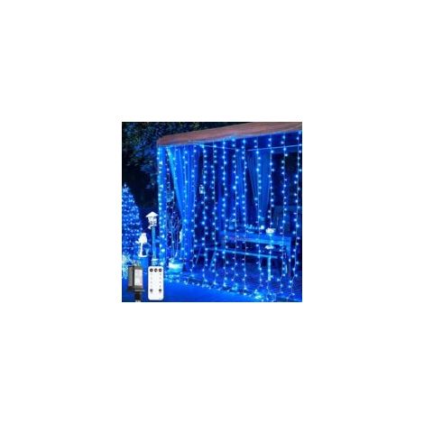300 blaue LED-Lichterkette, ideal für Garten, Innen- und Außendekoration
