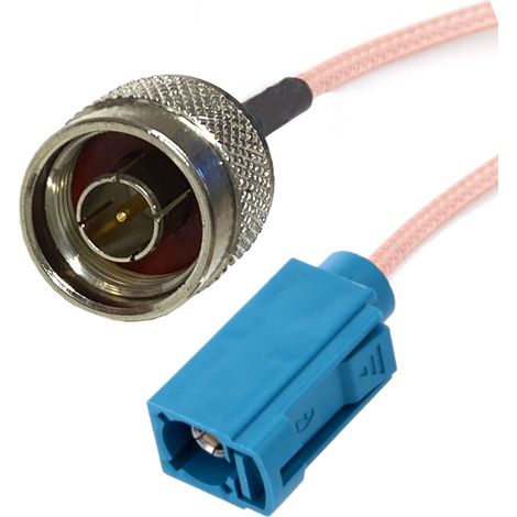 Anschlusskabel mit N-Stecker / Fakra Z-Buchse RG316 1 m