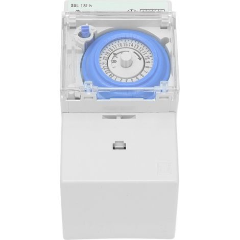 SUL181H Minuterie mécanique 110-230V, interrupteur temporisé 15 minutes, horloge programmable (1/5)