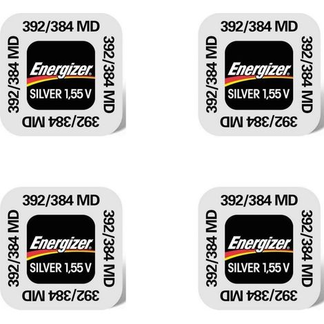 .4 piles Energizer 392/384.