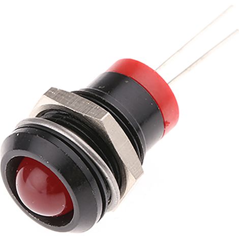 Voyant LED lumineux Rouge RS PRO, dia. 12mm, 2V c.c. ( Prix pour 1 )