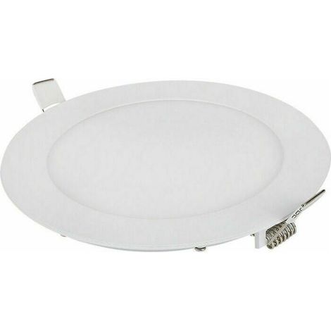 Lot de 6 spots LED encastrables dimmables de 9W, émettant une lumière blanche naturelle de 6000K, avec indice de protection IP65, parfaits pour les salles de bain. (1/4)
