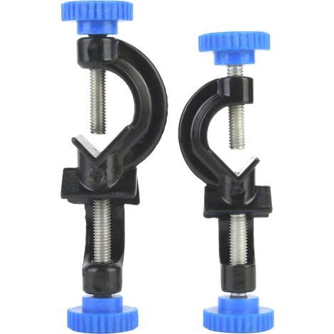 2 Pièces Support de Laboratoire en Aluminium avec Pinces Croisées pour Équipement de Labo (1/5)