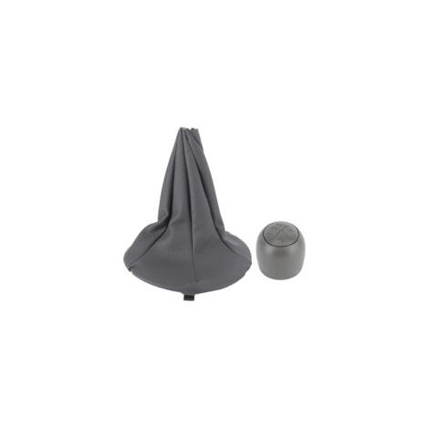 5-Gang-Schaltknauf, Staubschutzhülle aus Leder für Fiat Panda 03-12 / Fiat 500 500C 07-13