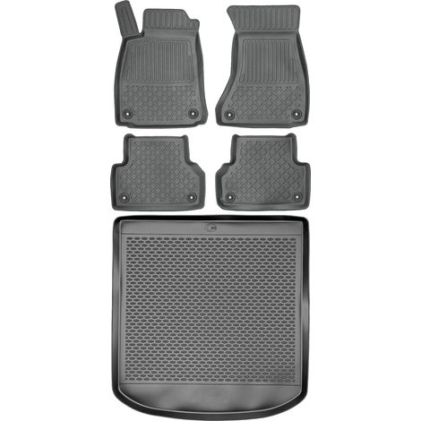 Juego de alfombrillas para coche y maletero para Audi A4 B9 Sedán (2015). (1/5)
