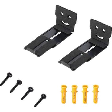 Soundbar Support Universel Son Bar Mur Support 8-13CM Réglable Enceinte Mur Storage Shelf (1/5)
