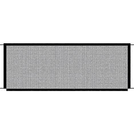 Barrière de sécurité pour chien, porte pour chien pliable et barrière de sécurité pour escalier de Magic Gate (1 pièce, noire) (1/5)