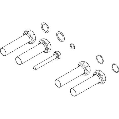 Vaillant Set di installazione diritto per flexoCOMPACT, 0020212717