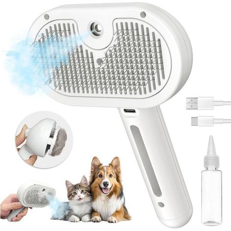 Brosse vapeur - - Nodibs - 3 en 1 - ABS et acier inoxydable - Charge USB-C (1/4)