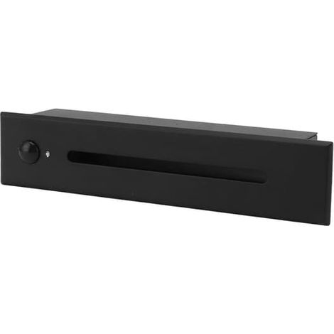 Applique murale LED encastrable d'angle, 4000K, avec détecteur de mouvement, étanche IP65, pour escalier intérieur/extérieur (terrasse, couloir, patio), 110-240V, noir. (1/5)