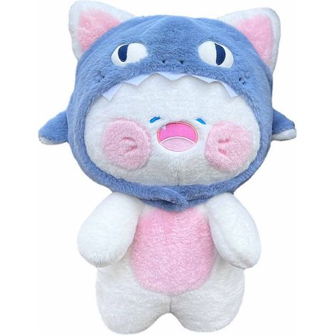 Peluche chat cartoon mignon 30 cm pour bureau fête douce drôle animal en peluche décoration maison enfant adulte (1/5)