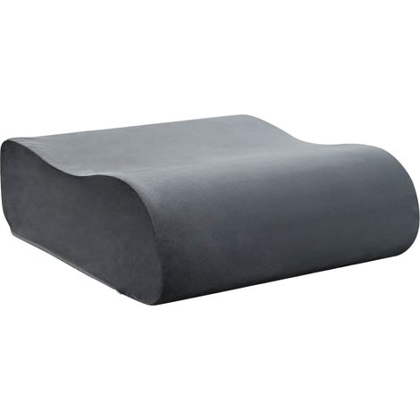 Seat Cushion Plain Grey 40 x 40 x 13 cm PU Foam vidaXL