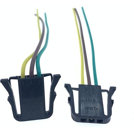 Passend für Volkswagen Golf 6 und Tiguan: Stecker der Rücklichtplatine, Stecker der Innenraumleuchte/Leseleuchte, Rücklichtkabelanschluss (1/4)