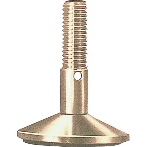 PIEDINO REGOLABILE OTTONE MA12 X D 60 MM- 10,0 pz