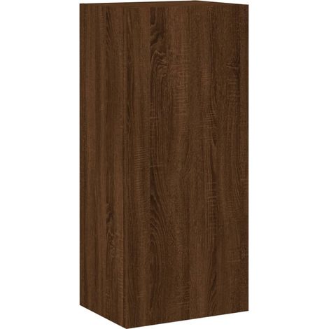 Mobile TV multimediale scaffale per televisione televisione buffet sala da pranzo soggiorno camera da letto a parete rovere 40,5 x 30 x 90 cm derivati del legno marrone 020028108