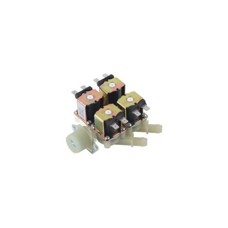 Vanne électromagnétique en plastique DC 12V DN20 G3/4 "1 en 4 sorties vanne de vidange d'eau normalement fermée (1/5)