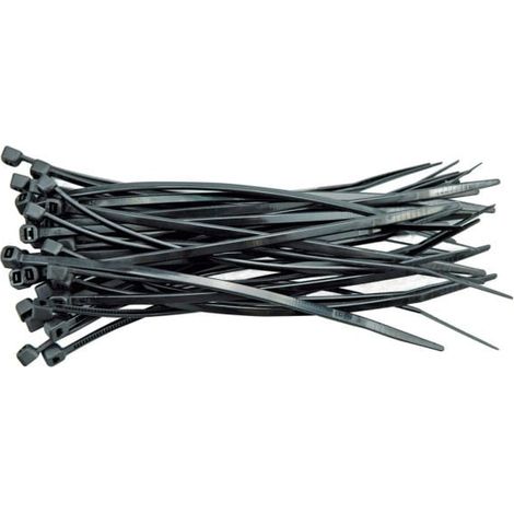 VOREL 73892 - ataduras de cables 96x2.5mm 100pcs / negro /