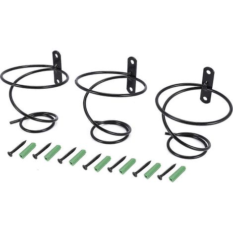 3 Pack Single Bottle Wall-Mounted Wine Rack, Wine Bottle Display Rack-- (1/5)