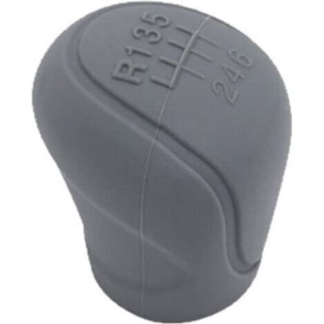 1 jeu de couvercles de pommeau de levier de vitesse en silicone (Gris), couvercle de protection universel pour pommeau de levier de vitesse de voiture, adapté pour Great Wall Haval H2S/H6/M6 (1/4)