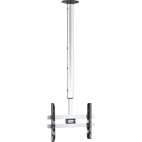 CM 4 XXL TV - Support de télévision fixation plafond XXL, argenté, noir.
