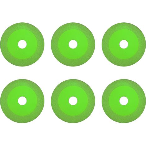 Lot de 6 disques de coupe pour verre, lames de scie ultra-minces, meules de meulage pour un polissage lisse.