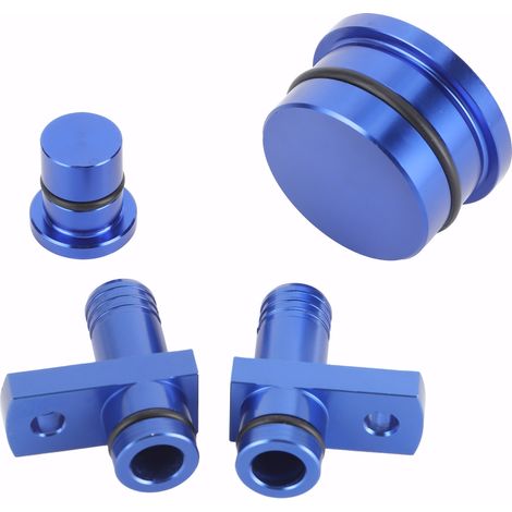 PCV-Anschlüsse mit Bypass-Stecker und Resonator, Kit für GM Duramax 6.6L 2004.5-2010, Bypass-Anschlüsse mit Steckern, kompatible Dieselmotorteile. (1/5)