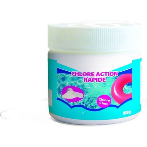 Chlore choc piscine - BSI - Chlore choc 0,5 kg - Action rapide - Désinfection totale - Granulé (1/3)