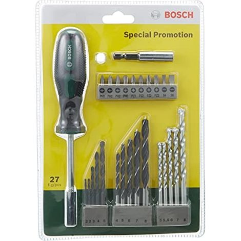 Jeu d’embouts de perceuse et de tournevis (27 pièces) BOSCH 2607017201 (1/4)