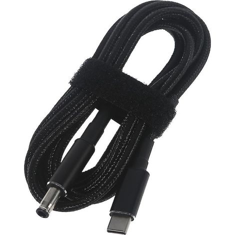 Câble d'alimentation à charge rapide PD 100 W Type-C vers DC, fil 5,0 x 1,0 mm pour ordinateur