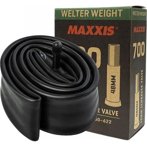 Chambre à air de vélo 700x33-50 AV 48 mm Maxxis Welter Weight LSV48 (1/3)