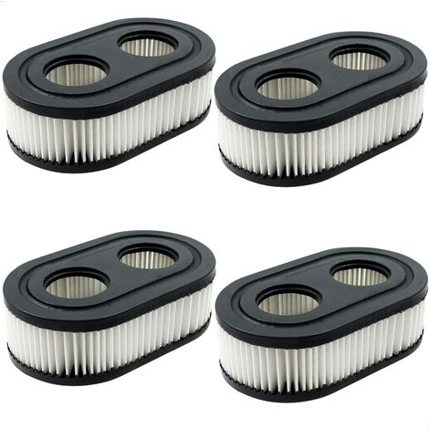 BDD 4 Piece Lawn Mower Filter Briggs Stratton Replace - Filtre à air pour tondeuse à gazon, Filtre à air pour moteur de remplacement, Moteur de tondeuse à gazon remplace 798452 593260 5432K (1/5)