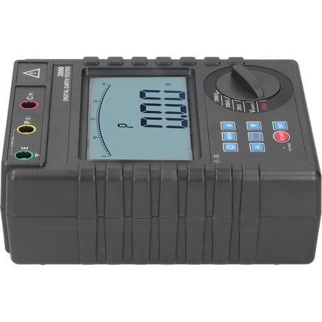 Testeur de terre numérique ETCR3000 0,01Ω-2000Ω, mesureur de résistance de mise à la terre haute précision (1/5)