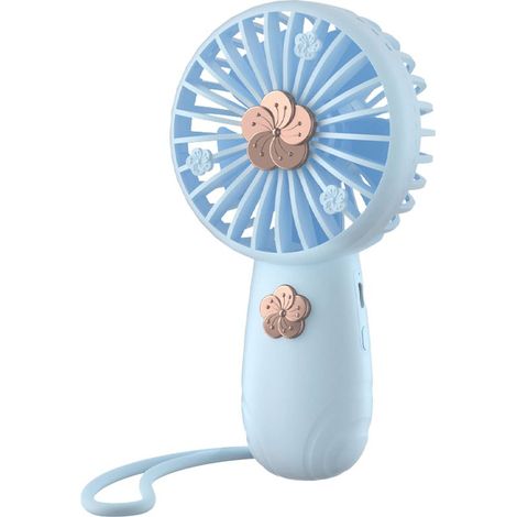 Wiederaufladbarer, tragbarer Ventilator – Leiser Tischventilator – Für Studentenzimmer, Outdoor-Aktivitäten und Reisen – 1 Stück (1/5)