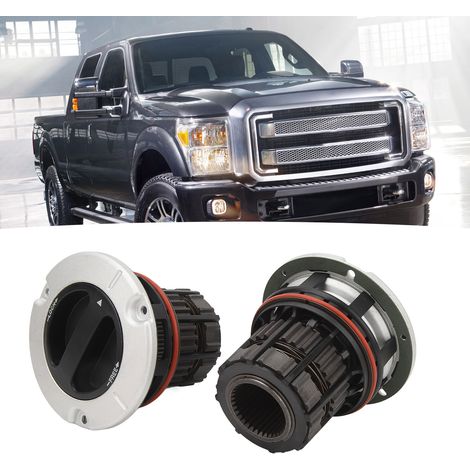 Paire de moyeux de roue avant verrouillables BC3Z-3B396-B compatibles avec Ford F-250, F-350, F-450 et F-550 Super Duty (2005-2016) (1/5)