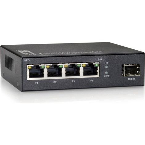 LevelOne GEU-0521 commutateur réseau Non-géré Gigabit Ethernet (10/100/1000) Gris