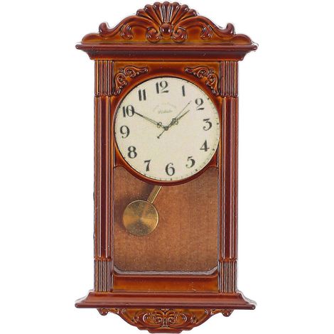 Mini horloge à pendule décorative, mini horloge de maison décorative, horloge à pendule rétro (1/5)