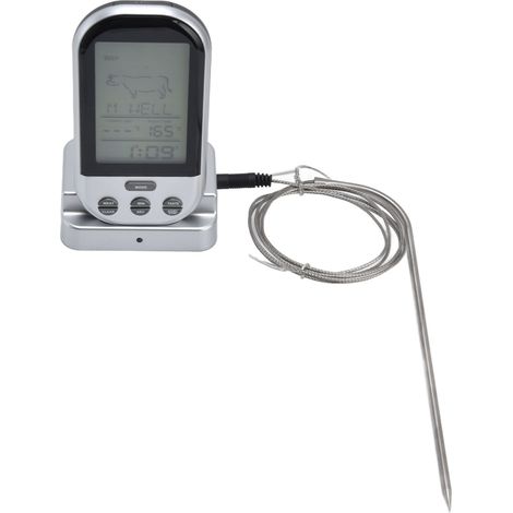 Thermomètre alimentaire sans fil pour cuisine, barbecue et four – sonde électronique sans pile (1/5)