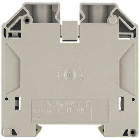Bloc de jonction de passage Weidmüller WDU 50N 1820840000-1 beige foncé 1 pc(s) D19611 (1/2)