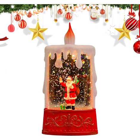 Bougies de Noël LED, décorations de table festives, adaptées aux fêtes et à une utilisation en intérieur (1/5)